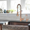 Luxury Brass Brushed Rose Gold Kitchen Faucets